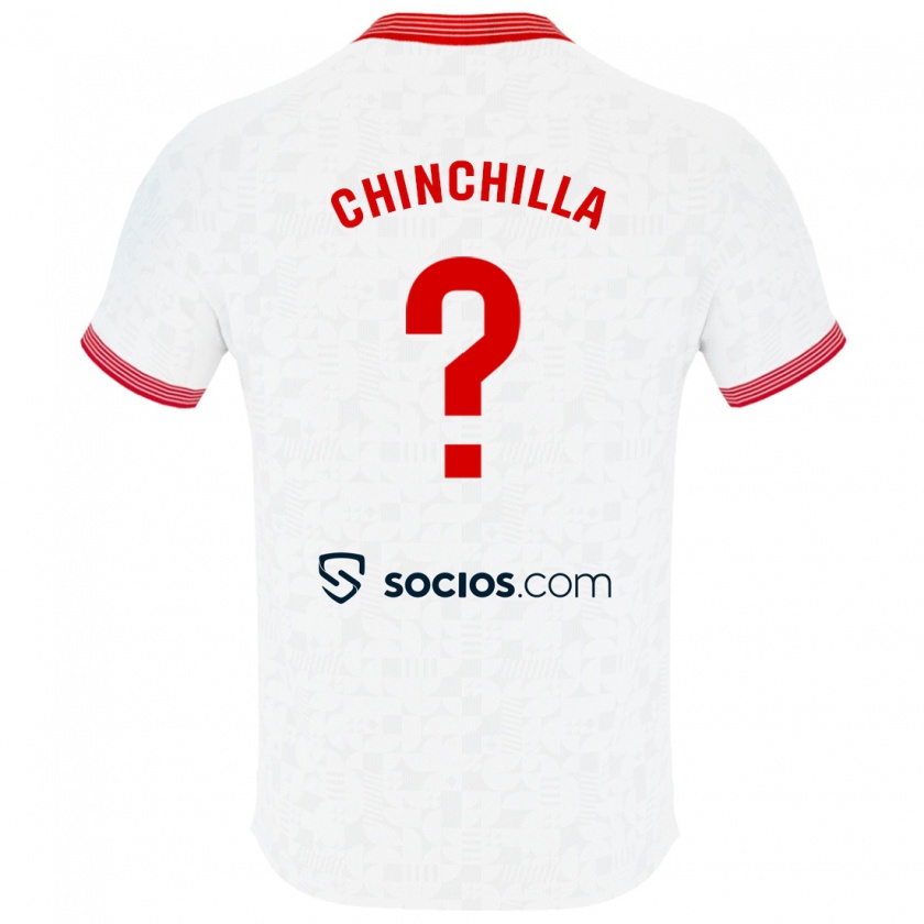 Kandiny Niño Camiseta Gustavo Chinchilla #0 Blanco 1ª Equipación 2023/24 La Camisa México