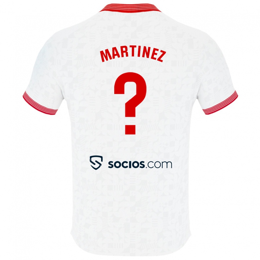 Kandiny Bambino Maglia Mario Martínez #0 Bianco Kit Gara Home 2023/24 Maglietta