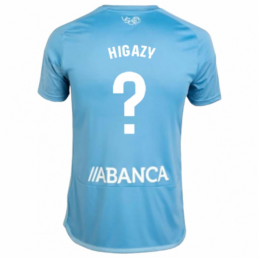 Kandiny Kinderen Ibrahim Higazy #0 Blauw Thuisshirt Thuistenue 2023/24 T-Shirt België