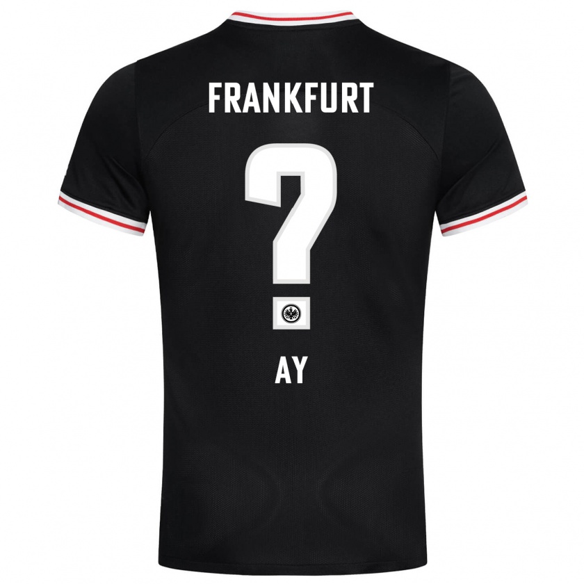 Kandiny Kinder Ugur Ay #0 Schwarz Auswärtstrikot Trikot 2023/24 T-Shirt Österreich