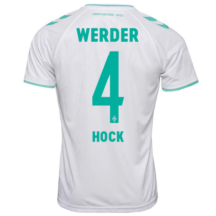 Kandiny Kinder Alexander Höck #4 Weiß Auswärtstrikot Trikot 2023/24 T-Shirt Österreich