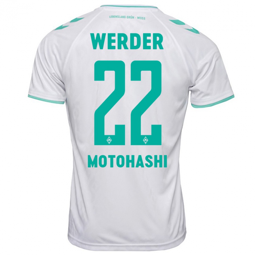 Kandiny Kinder Yuzuki Motohashi #22 Weiß Auswärtstrikot Trikot 2023/24 T-Shirt Österreich