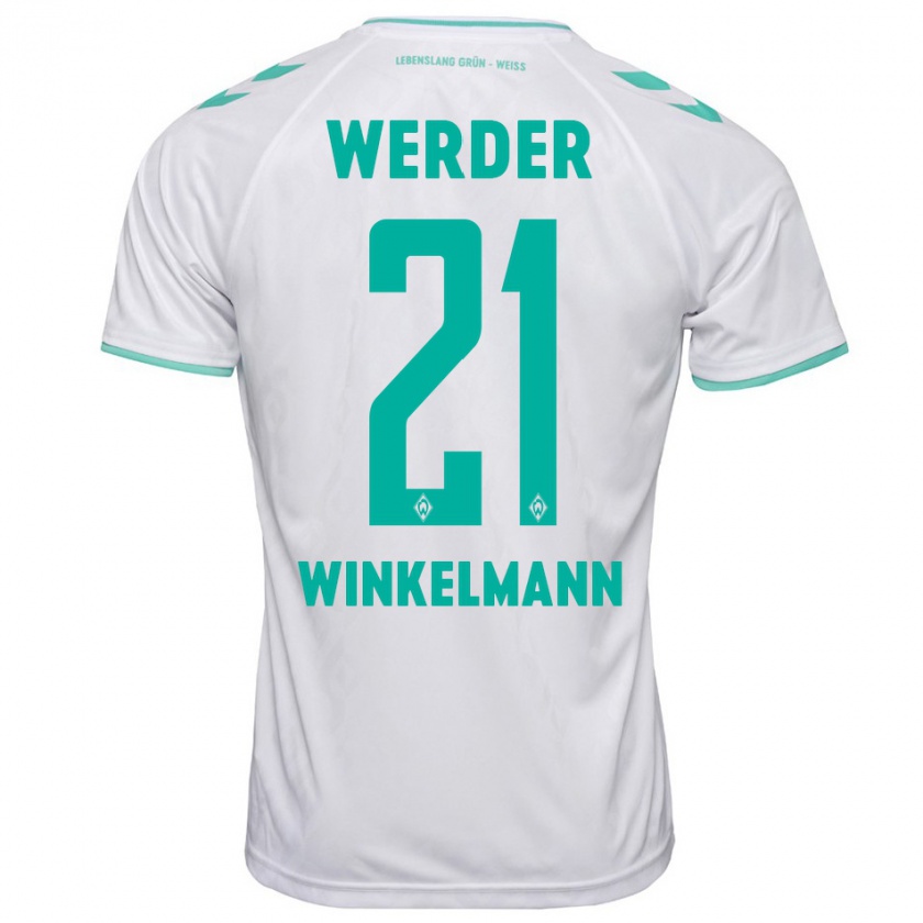 Kandiny Kinder Till Winkelmann #21 Weiß Auswärtstrikot Trikot 2023/24 T-Shirt Österreich