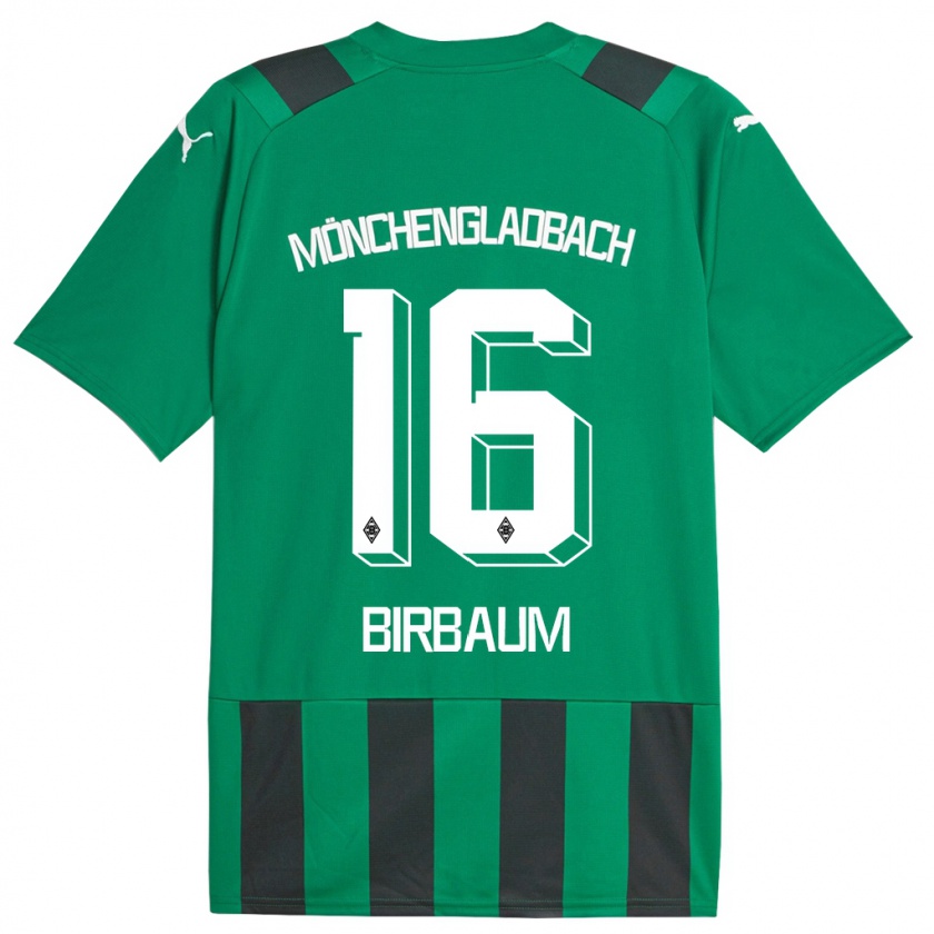 Kandiny Kinderen Anne Birbaum #16 Zwart Groen Uitshirt Uittenue 2023/24 T-Shirt België