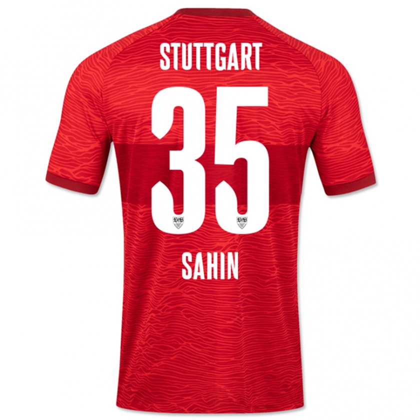 Kandiny Kinderen Mehmet Sahin #35 Rood Uitshirt Uittenue 2023/24 T-Shirt België