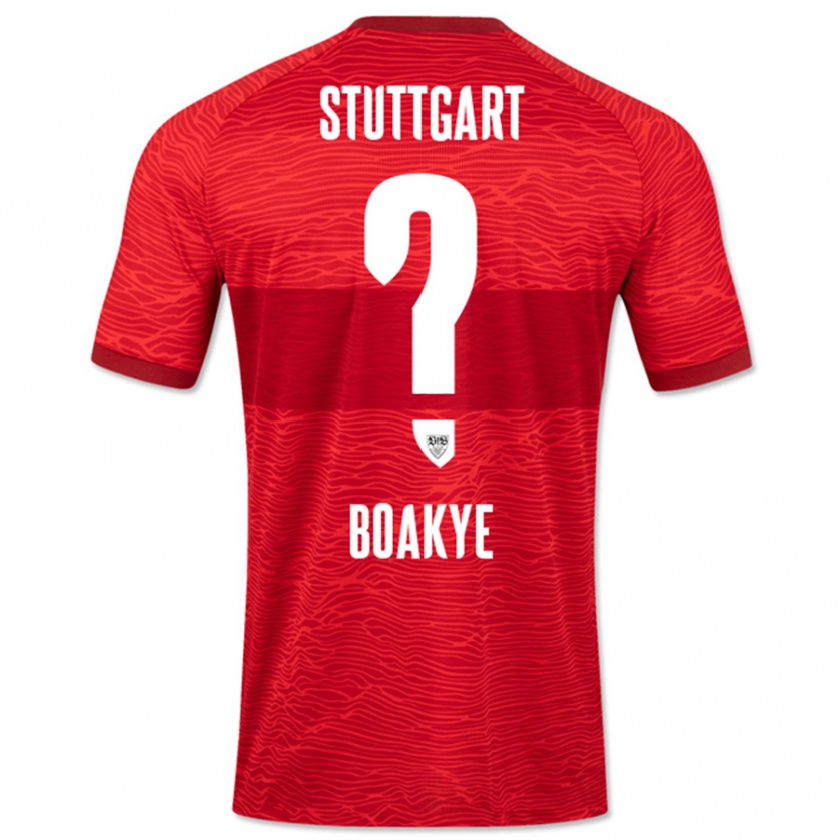 Kandiny Kinder Benjamin Boakye #0 Rot Auswärtstrikot Trikot 2023/24 T-Shirt Österreich