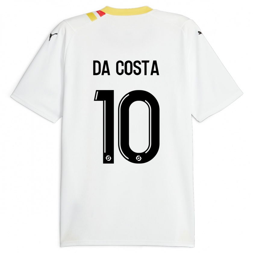 Kandiny Kinderen David Pereira Da Costa #10 Zwart Uitshirt Uittenue 2023/24 T-Shirt België