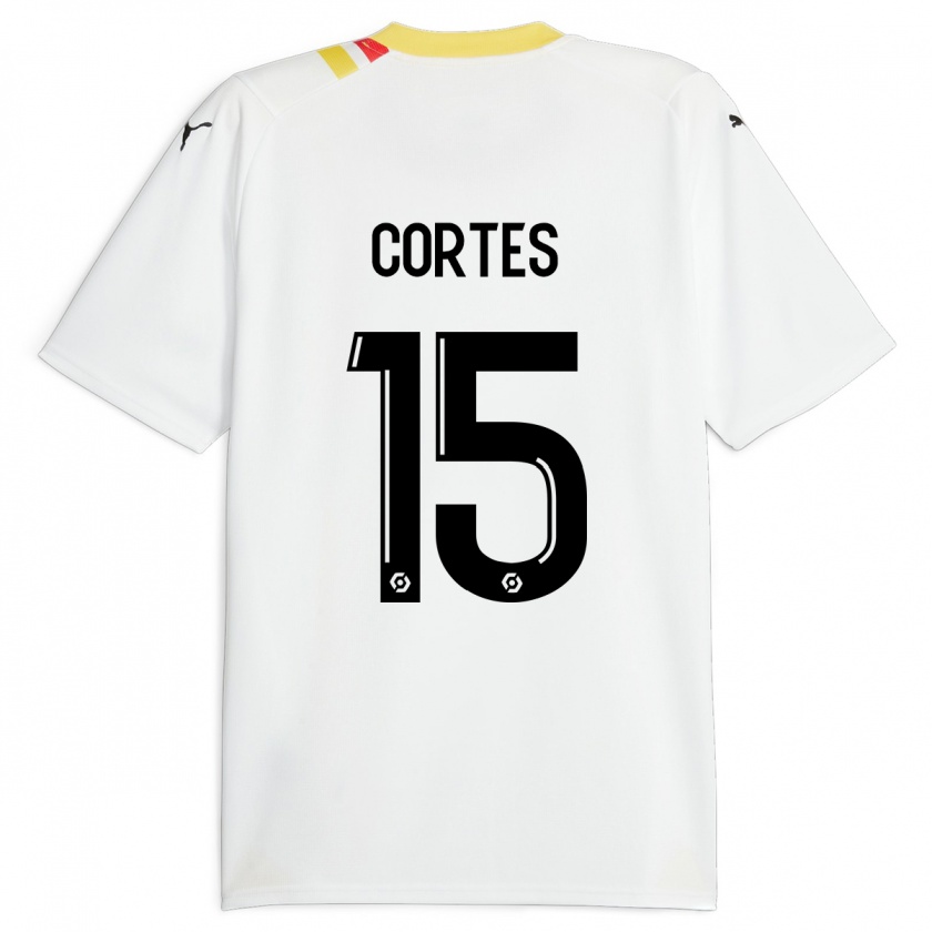 Kandiny Kinderen Óscar Cortés #15 Zwart Uitshirt Uittenue 2023/24 T-Shirt België