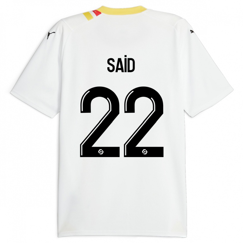 Kandiny Bambino Maglia Wesley Saïd #22 Nero Kit Gara Away 2023/24 Maglietta