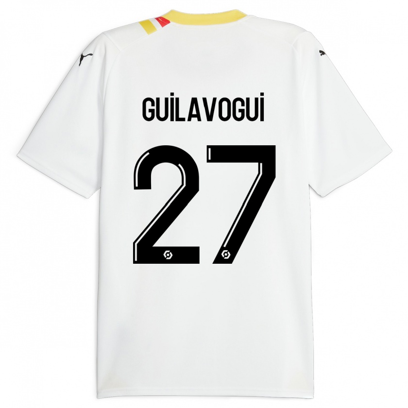 Kandiny Bambino Maglia Morgan Guilavogui #27 Nero Kit Gara Away 2023/24 Maglietta