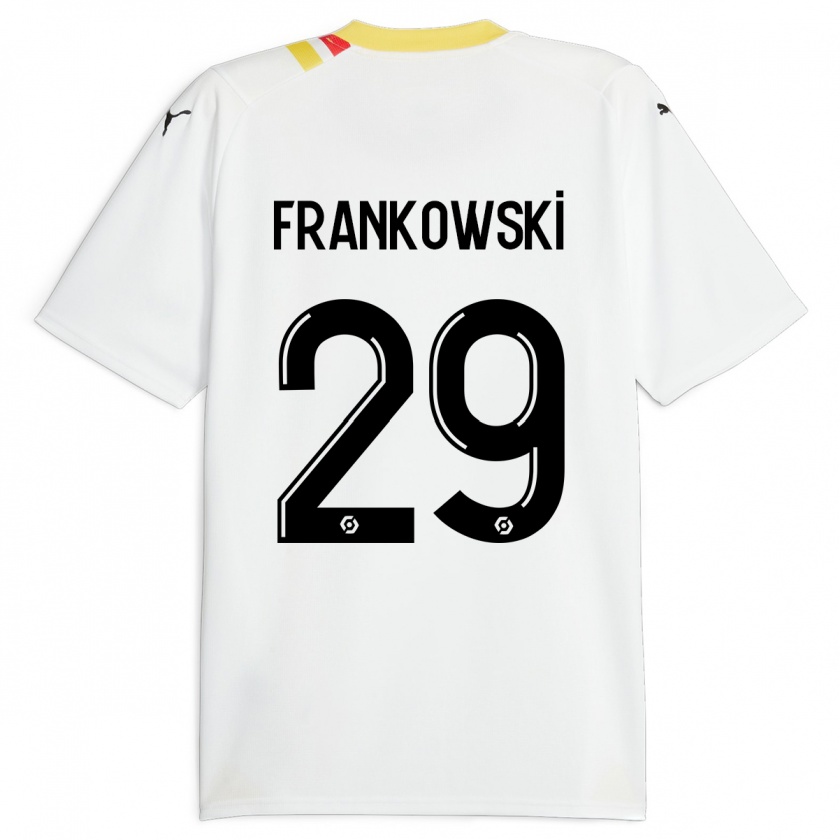 Kandiny Bambino Maglia Przemyslaw Frankowski #29 Nero Kit Gara Away 2023/24 Maglietta