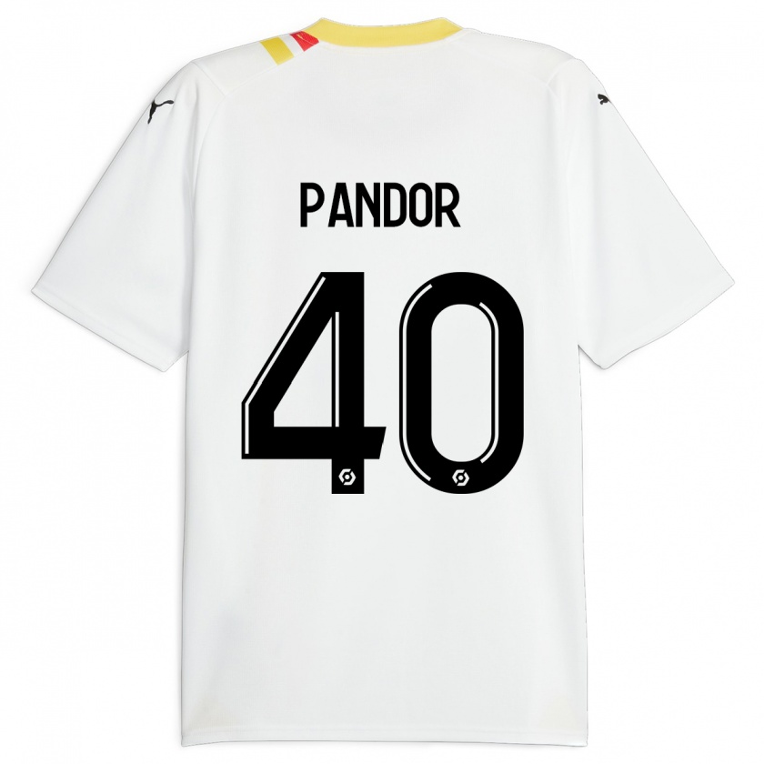 Kandiny Kinder Yannick Pandor #40 Schwarz Auswärtstrikot Trikot 2023/24 T-Shirt Österreich