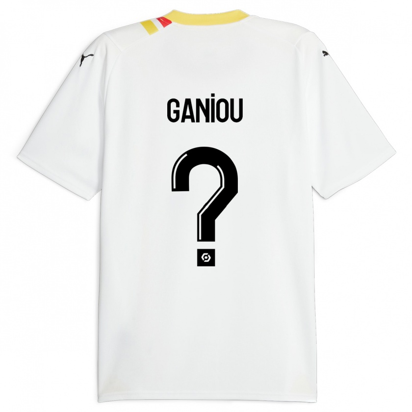 Kandiny Bambino Maglia Ismaëlo Ganiou #0 Nero Kit Gara Away 2023/24 Maglietta