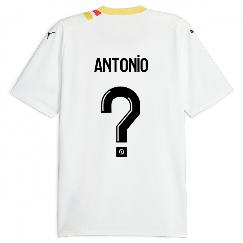 Kandiny Bambino Maglia Kyllian Antonio #0 Nero Kit Gara Away 2023/24 Maglietta