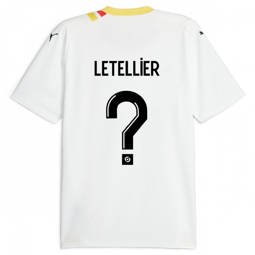 Kandiny Kinderen Trévor Letellier #0 Zwart Uitshirt Uittenue 2023/24 T-Shirt België