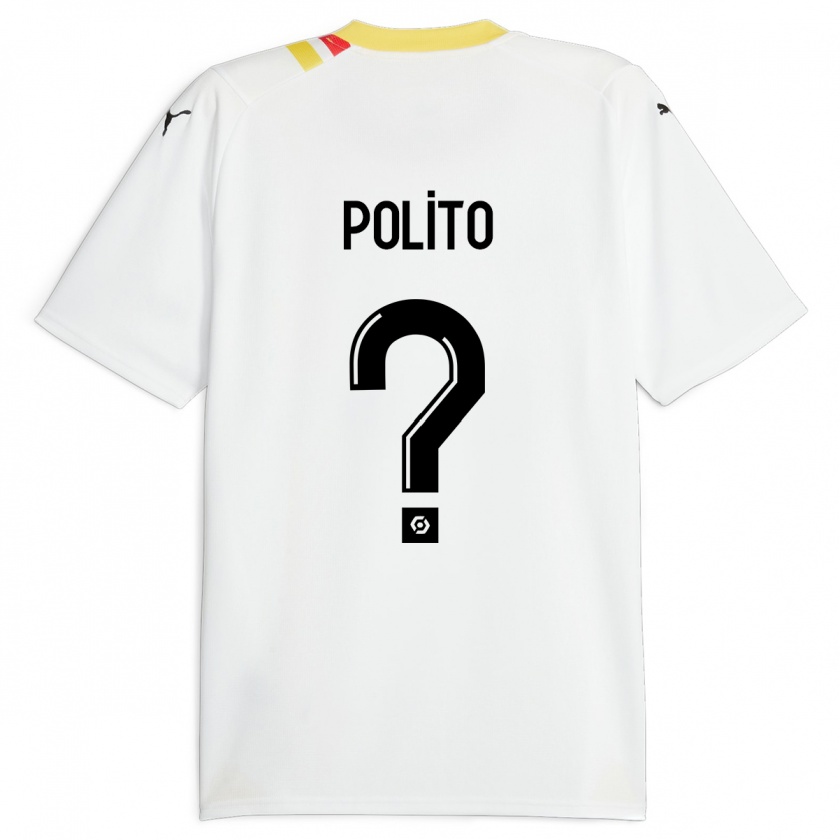 Kandiny Bambino Maglia Carla Polito #0 Nero Kit Gara Away 2023/24 Maglietta