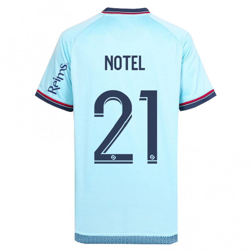 Kandiny Bambino Maglia Lea Notel #21 Cielo Blu Kit Gara Away 2023/24 Maglietta