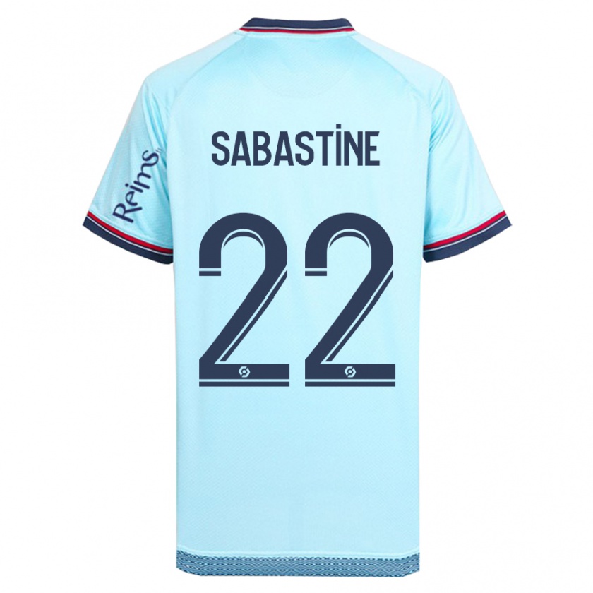 Kandiny Bambino Maglia Flourish Chioma Sabastine #22 Cielo Blu Kit Gara Away 2023/24 Maglietta