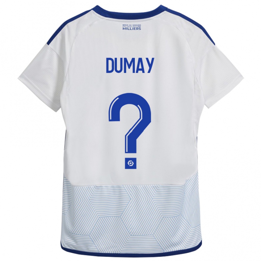 Kandiny Kinder Yoann Dumay #0 Weiß Auswärtstrikot Trikot 2023/24 T-Shirt Österreich