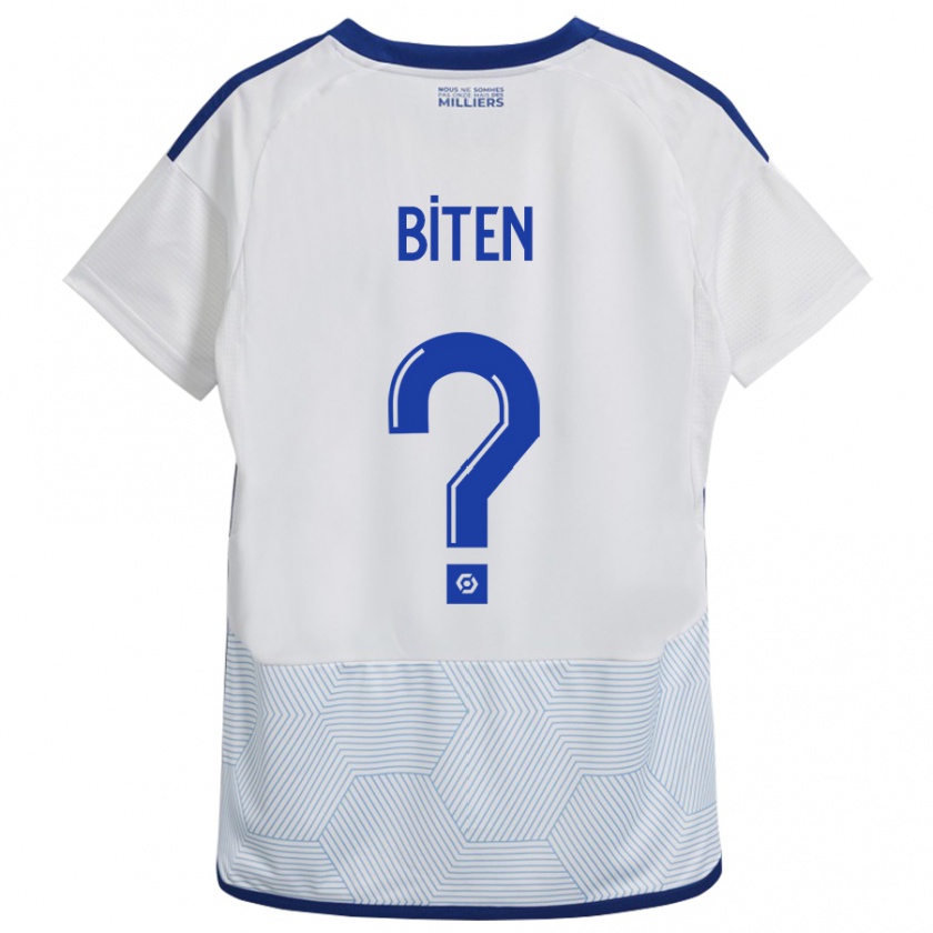 Kandiny Kinderen Clancy Valère Biten #0 Wit Uitshirt Uittenue 2023/24 T-Shirt België