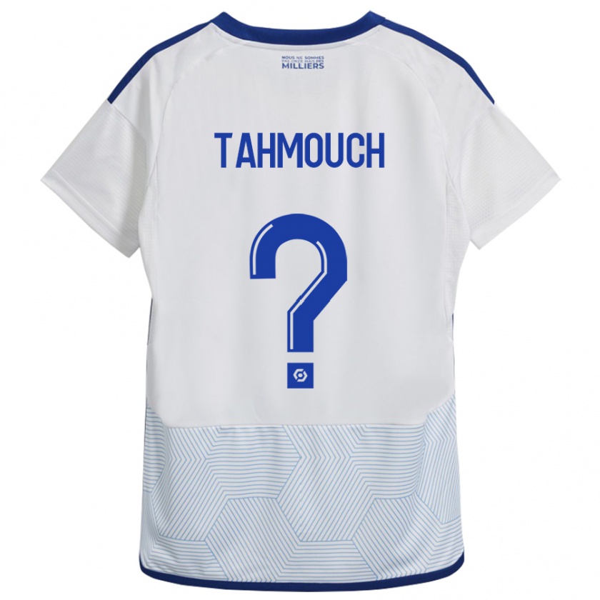 Kandiny Kinderen Mathieu Tahmouch #0 Wit Uitshirt Uittenue 2023/24 T-Shirt België