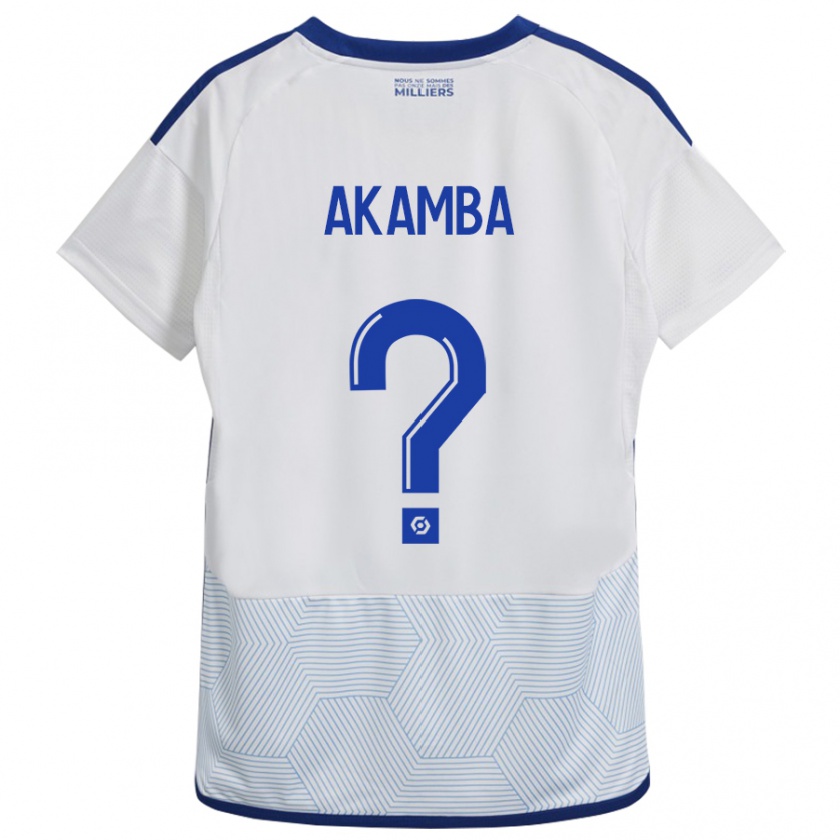 Kandiny Kinder Fred Akamba #0 Weiß Auswärtstrikot Trikot 2023/24 T-Shirt Österreich