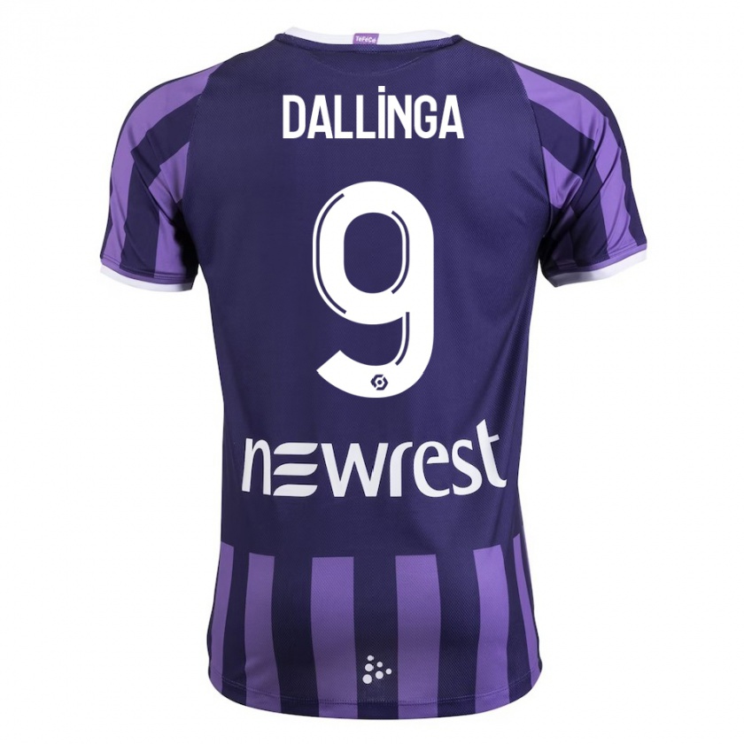 Kandiny Niño Camiseta Thijs Dallinga #9 Morado 2ª Equipación 2023/24 La Camisa