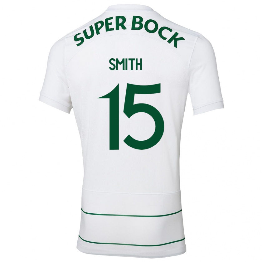 Kandiny Bambino Maglia Olivia Smith #15 Bianco Kit Gara Away 2023/24 Maglietta