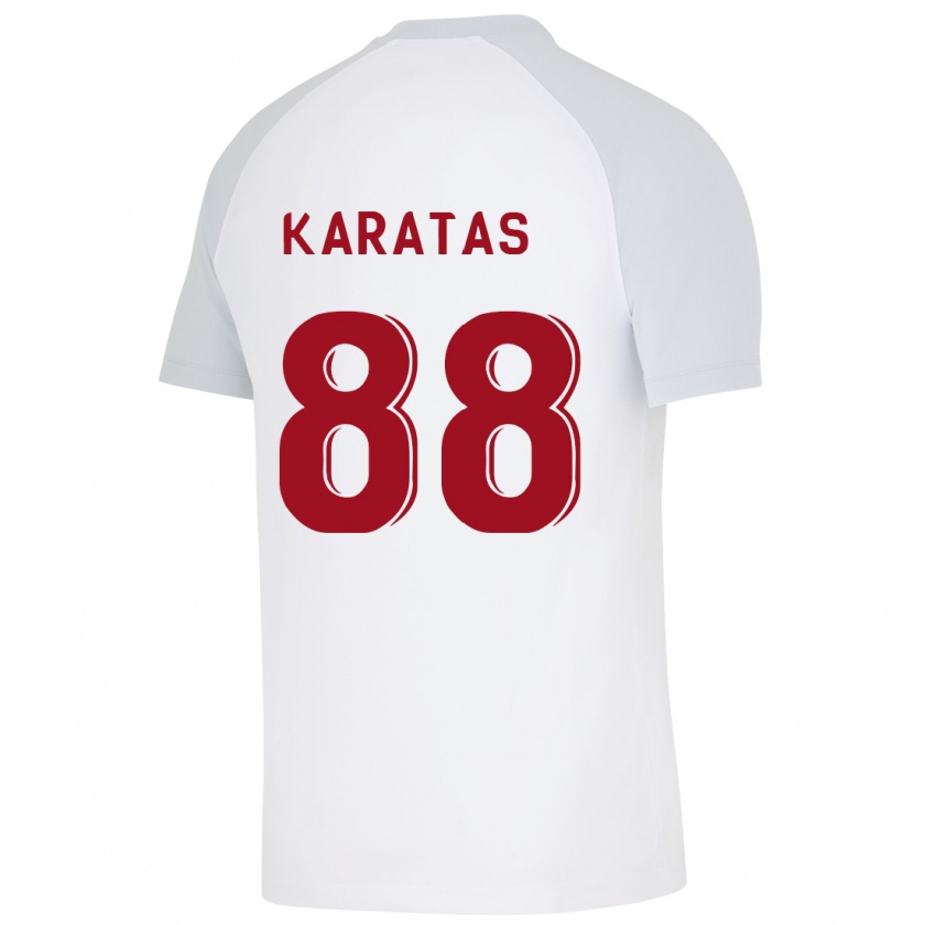 Kandiny Niño Camiseta Kazımcan Karataş #88 Blanco 2ª Equipación 2023/24 La Camisa