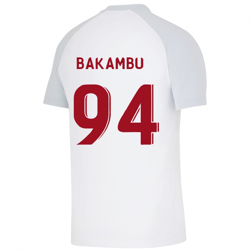 Kandiny Kinder Cédric Bakambu #94 Weiß Auswärtstrikot Trikot 2023/24 T-Shirt Österreich