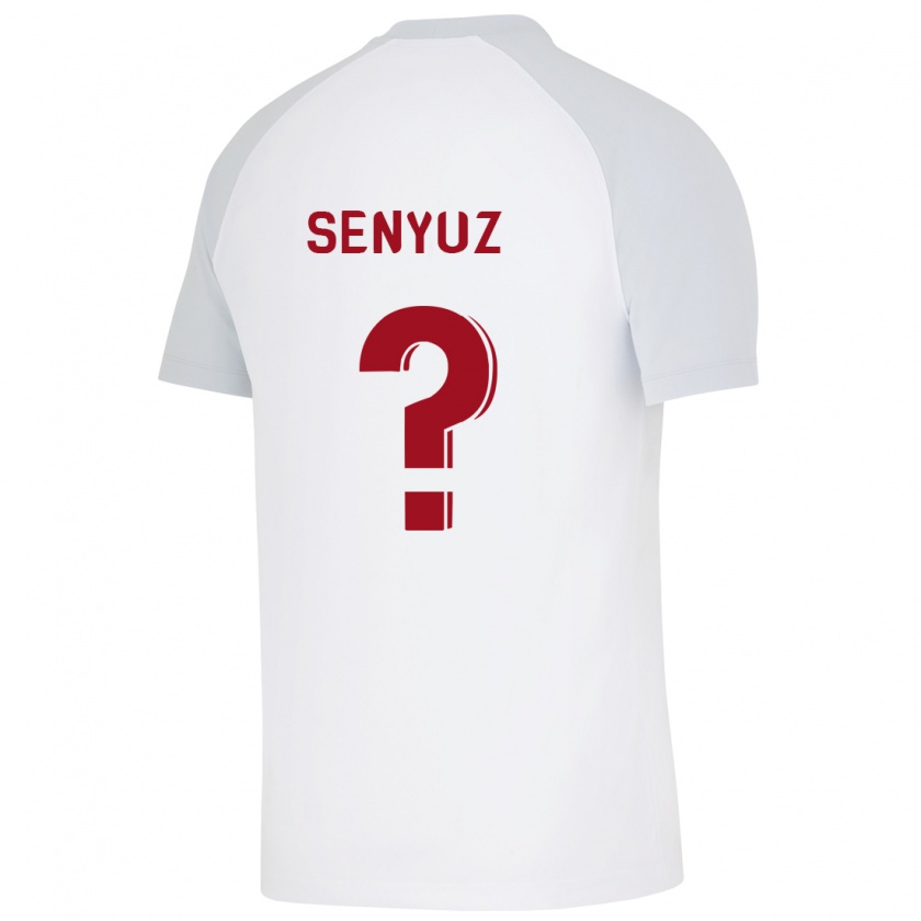 Kandiny Bambino Maglia Kerem Senyüz #0 Bianco Kit Gara Away 2023/24 Maglietta