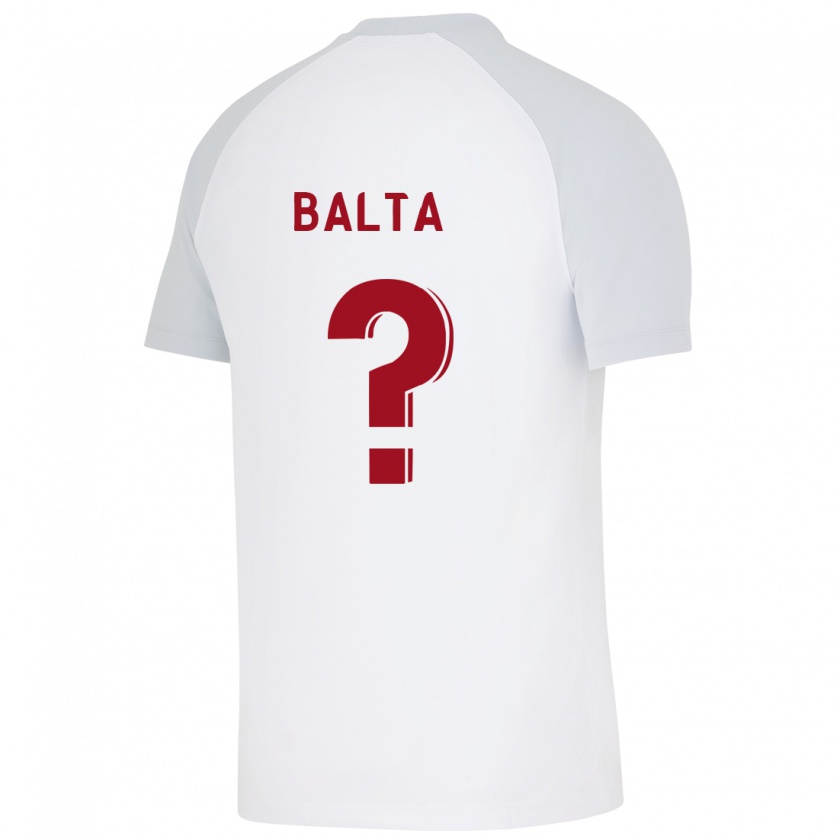 Kandiny Bambino Maglia Cagri Hakan Balta #0 Bianco Kit Gara Away 2023/24 Maglietta