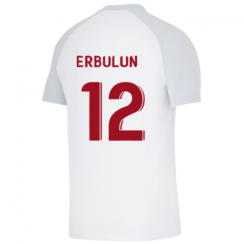 Kandiny Bambino Maglia Helin Erbulun #12 Bianco Kit Gara Away 2023/24 Maglietta