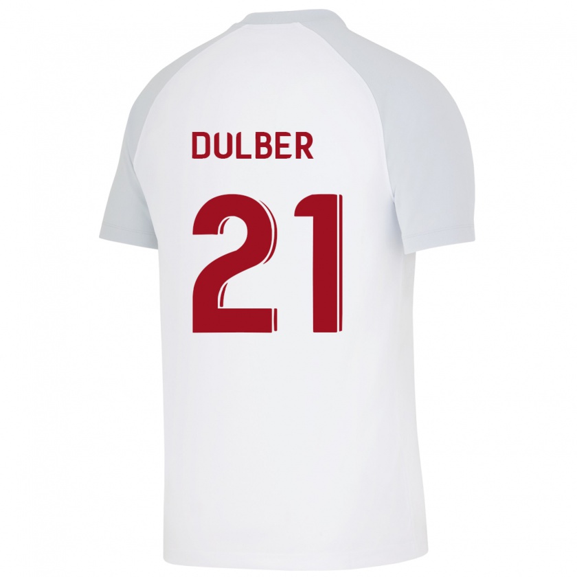 Kandiny Bambino Maglia Didem Dülber #21 Bianco Kit Gara Away 2023/24 Maglietta