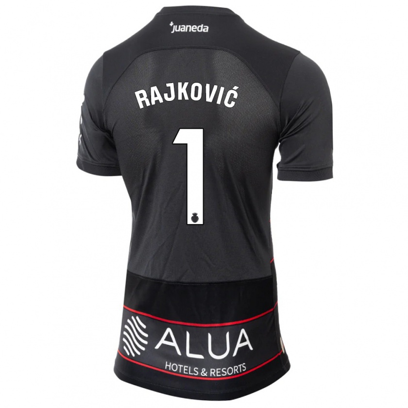 Kandiny Bambino Maglia Predrag Rajkovic #1 Nero Kit Gara Away 2023/24 Maglietta