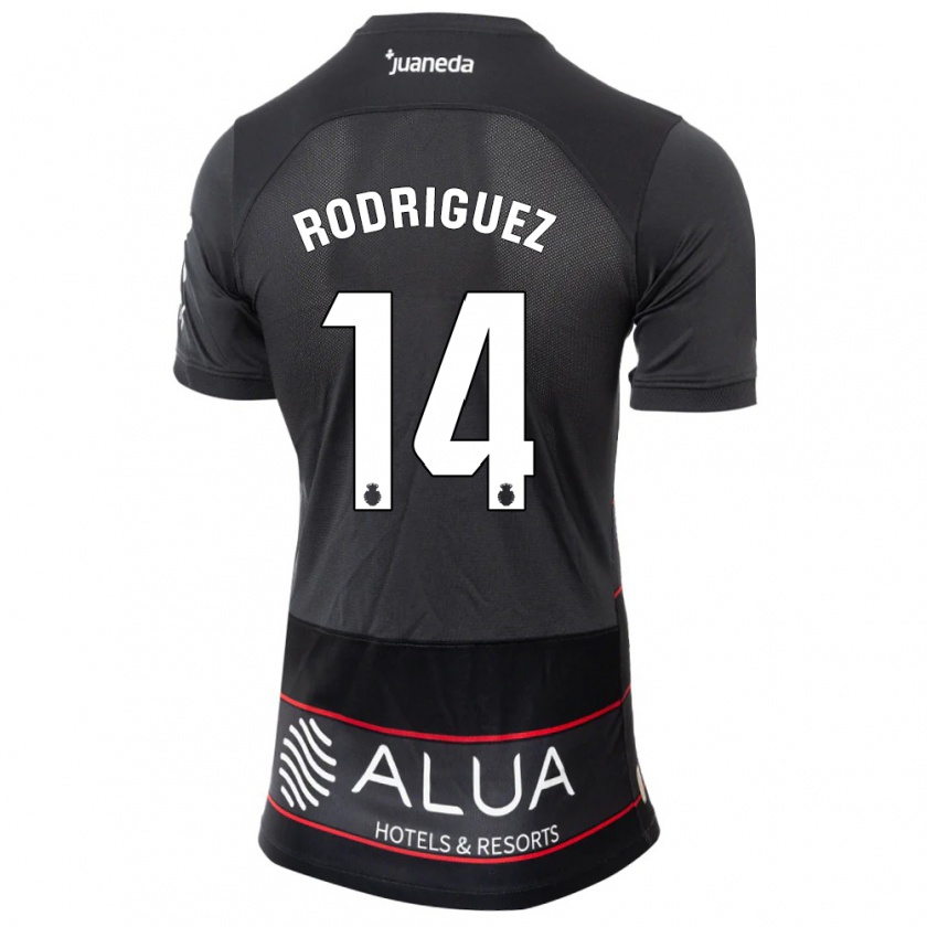 Kandiny Kinder Diego Rodríguez #14 Schwarz Auswärtstrikot Trikot 2023/24 T-Shirt Österreich