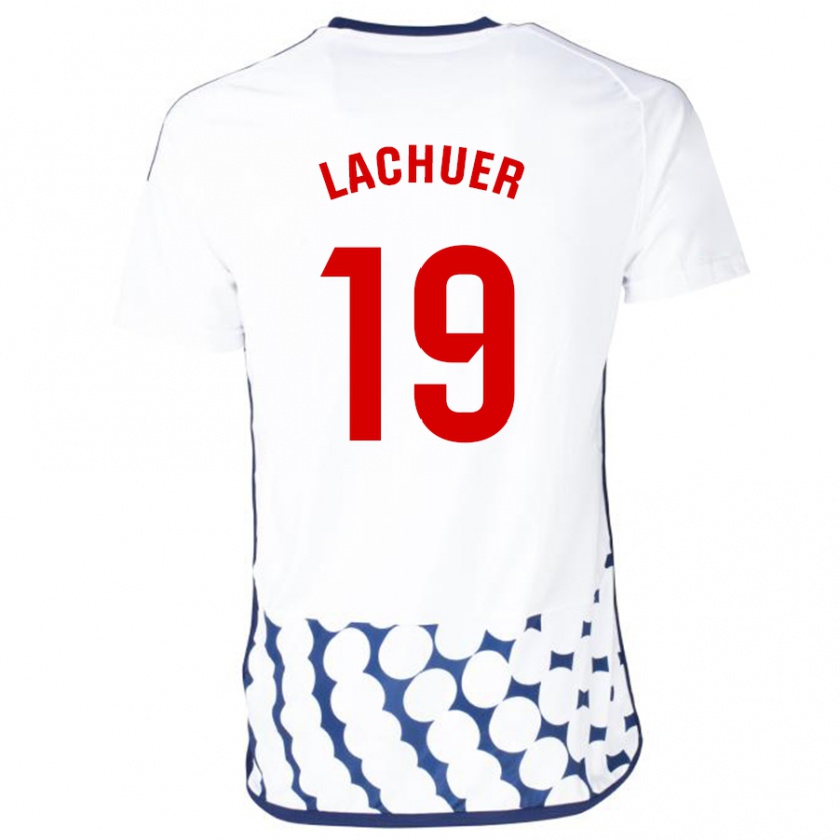 Kandiny Niño Camiseta Mathis Lachuer #19 Blanco 2ª Equipación 2023/24 La Camisa México