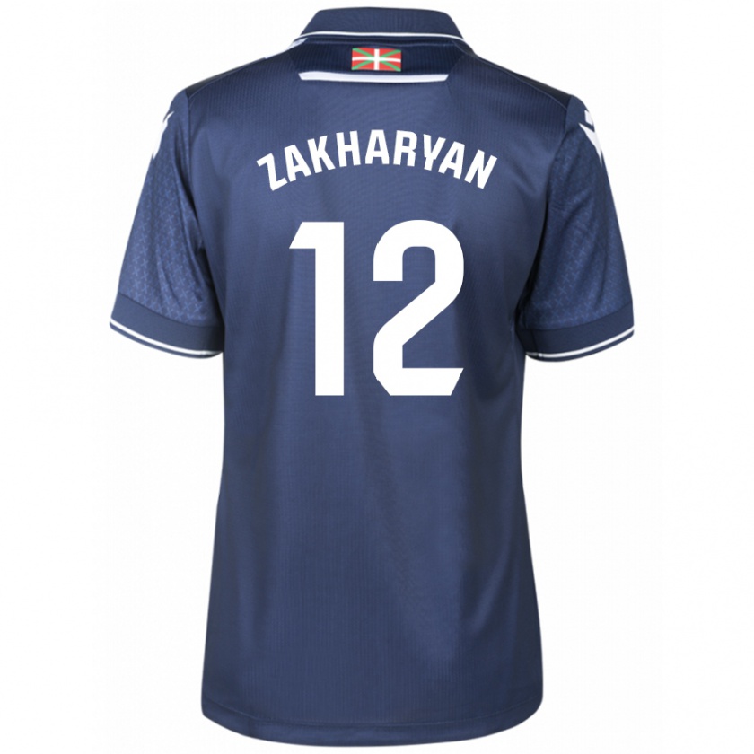 Kandiny Bambino Maglia Arsen Zakharyan #12 Marina Militare Kit Gara Away 2023/24 Maglietta