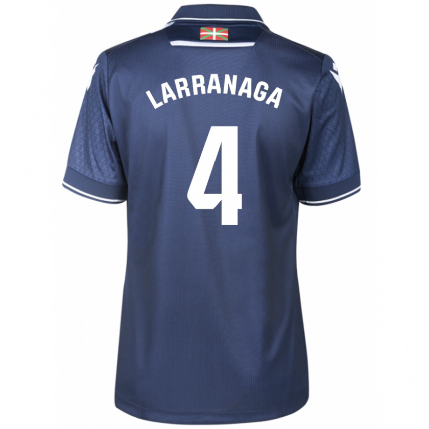 Kandiny Kinder Aitor Larrañaga #4 Marine Auswärtstrikot Trikot 2023/24 T-Shirt Österreich