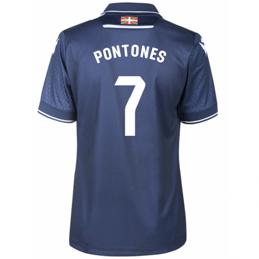 Kandiny Kinderen Juan Carlos Pontones #7 Marine Uitshirt Uittenue 2023/24 T-Shirt België