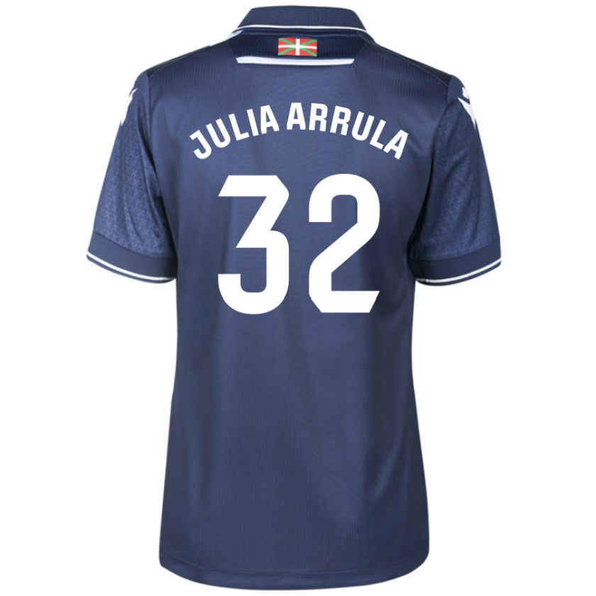 Kandiny Kinder Julia Arrula #32 Marine Auswärtstrikot Trikot 2023/24 T-Shirt Österreich