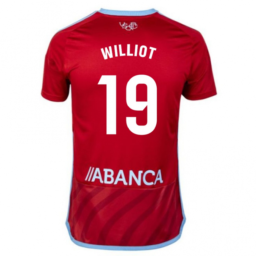 Kandiny Kinder Williot Swedberg #19 Rot Auswärtstrikot Trikot 2023/24 T-Shirt Österreich