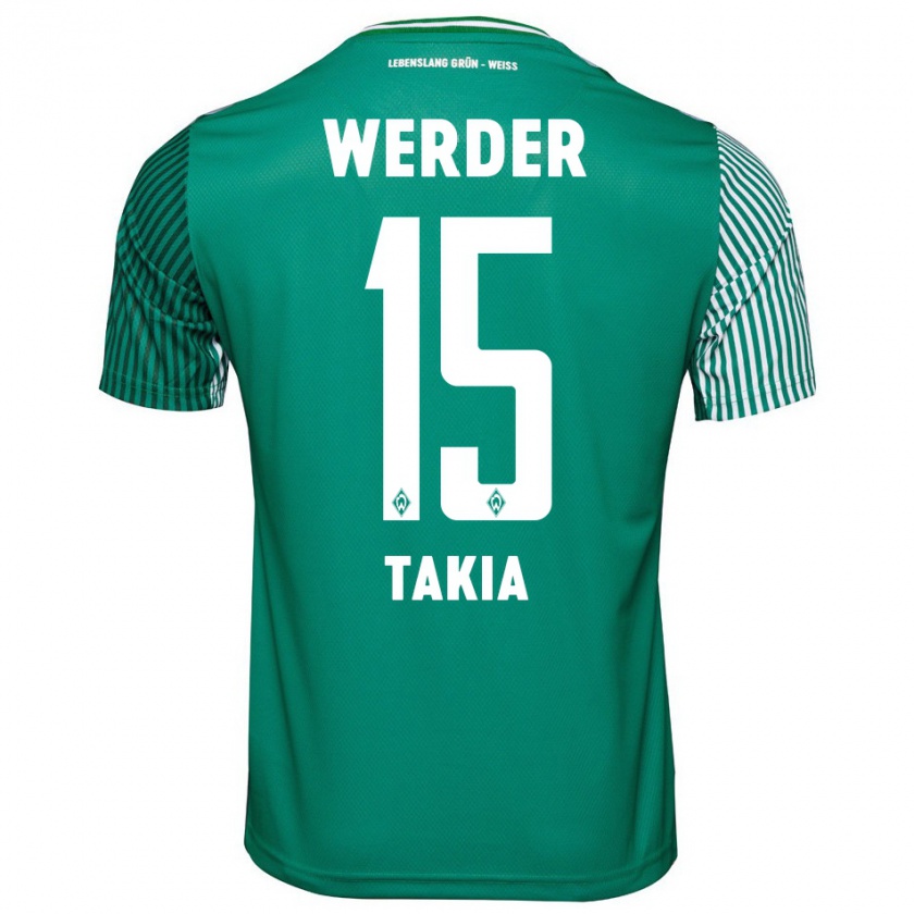 Kandiny Uomo Maglia Toirik Onlam Takia #15 Verde Kit Gara Home 2023/24 Maglietta