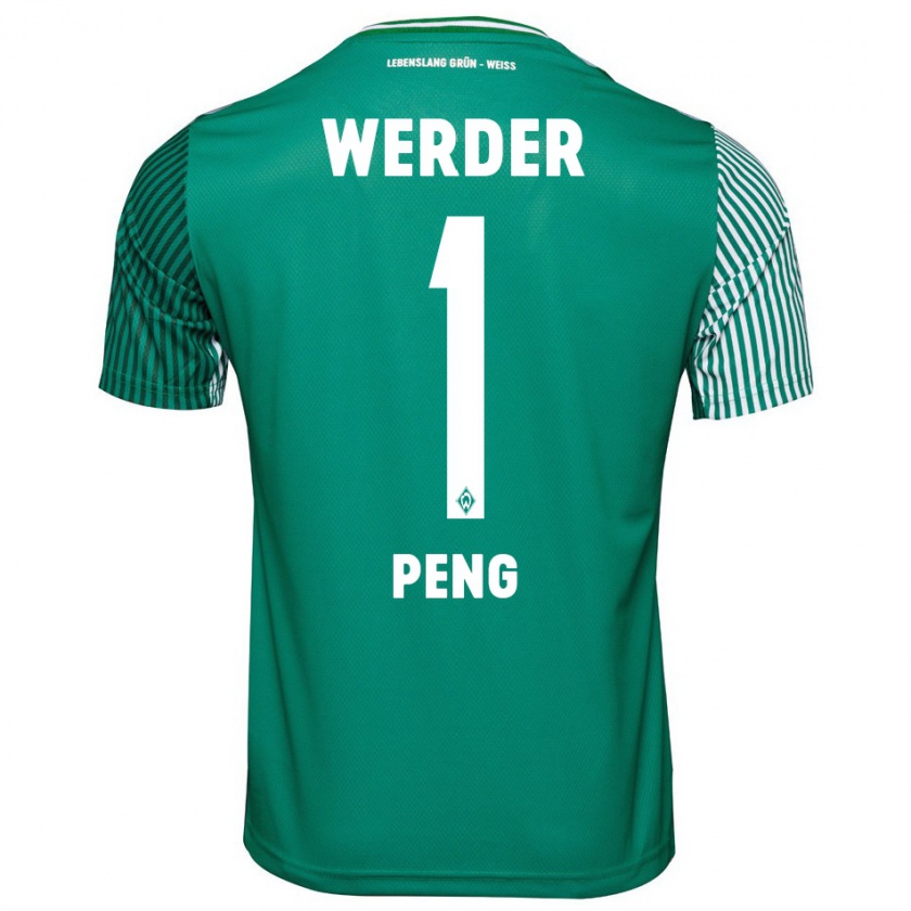 Kandiny Uomo Maglia Livia Peng #1 Verde Kit Gara Home 2023/24 Maglietta