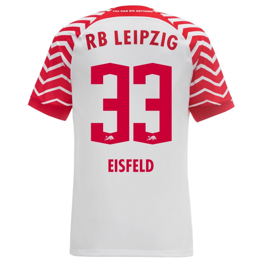 Kandiny Herren Tom Eisfeld #33 Weiß Heimtrikot Trikot 2023/24 T-Shirt Österreich