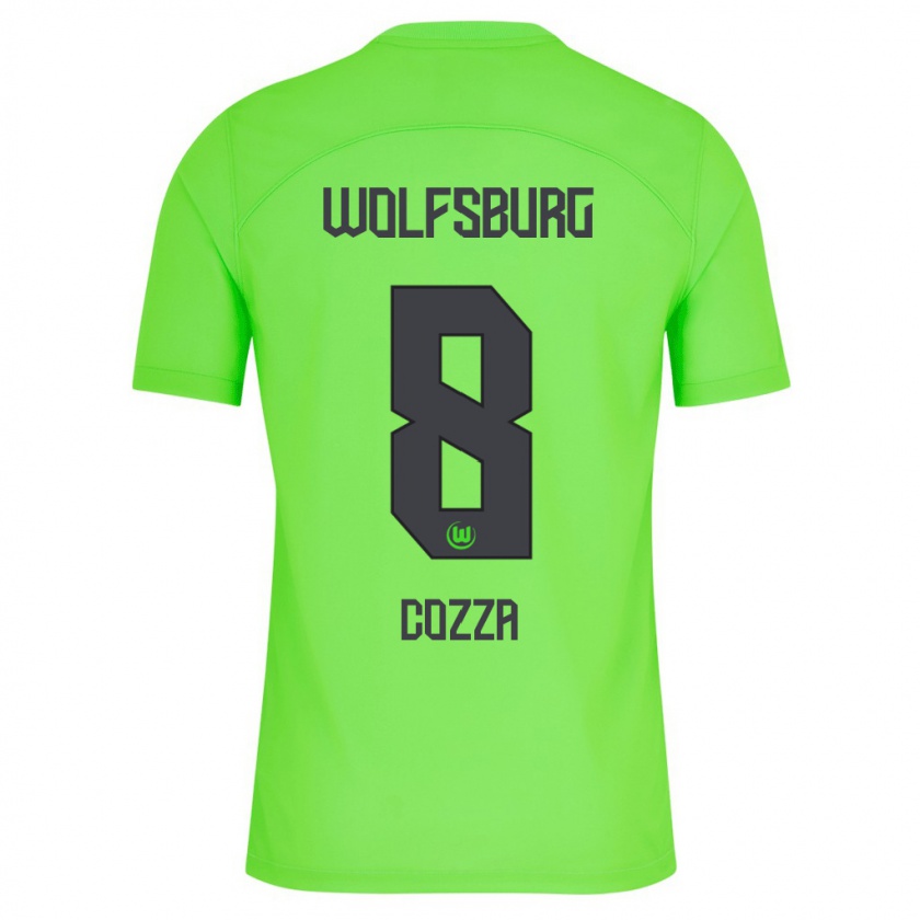 Kandiny Uomo Maglia Nicolas Cozza #8 Verde Kit Gara Home 2023/24 Maglietta