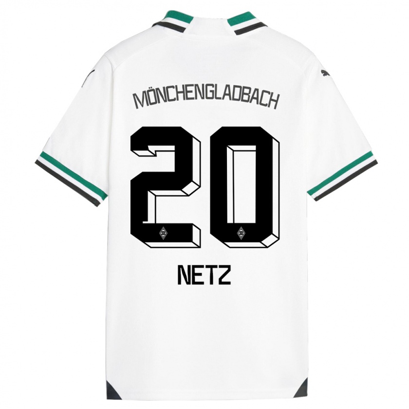 Kandiny Uomo Maglia Luca Netz #20 Bianco Verde Kit Gara Home 2023/24 Maglietta