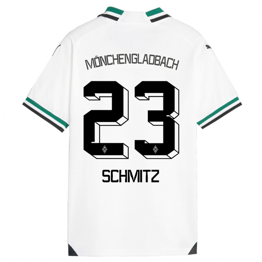 Kandiny Heren Sarah Schmitz #23 Wit Groen Thuisshirt Thuistenue 2023/24 T-Shirt België