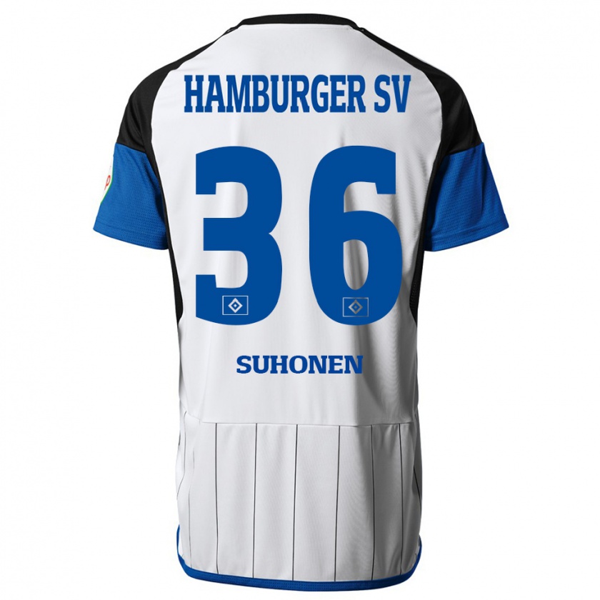 Kandiny Uomo Maglia Anssi Suhonen #36 Bianco Kit Gara Home 2023/24 Maglietta