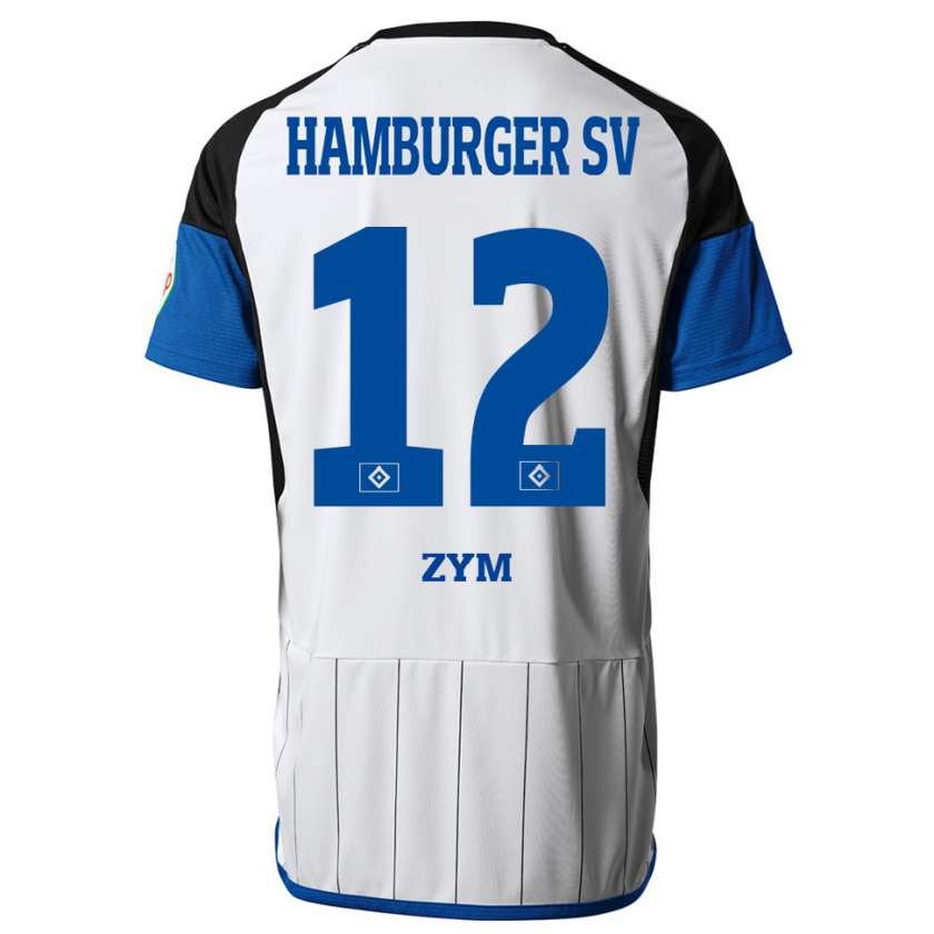 Kandiny Heren Marcel Zym #12 Wit Thuisshirt Thuistenue 2023/24 T-Shirt België